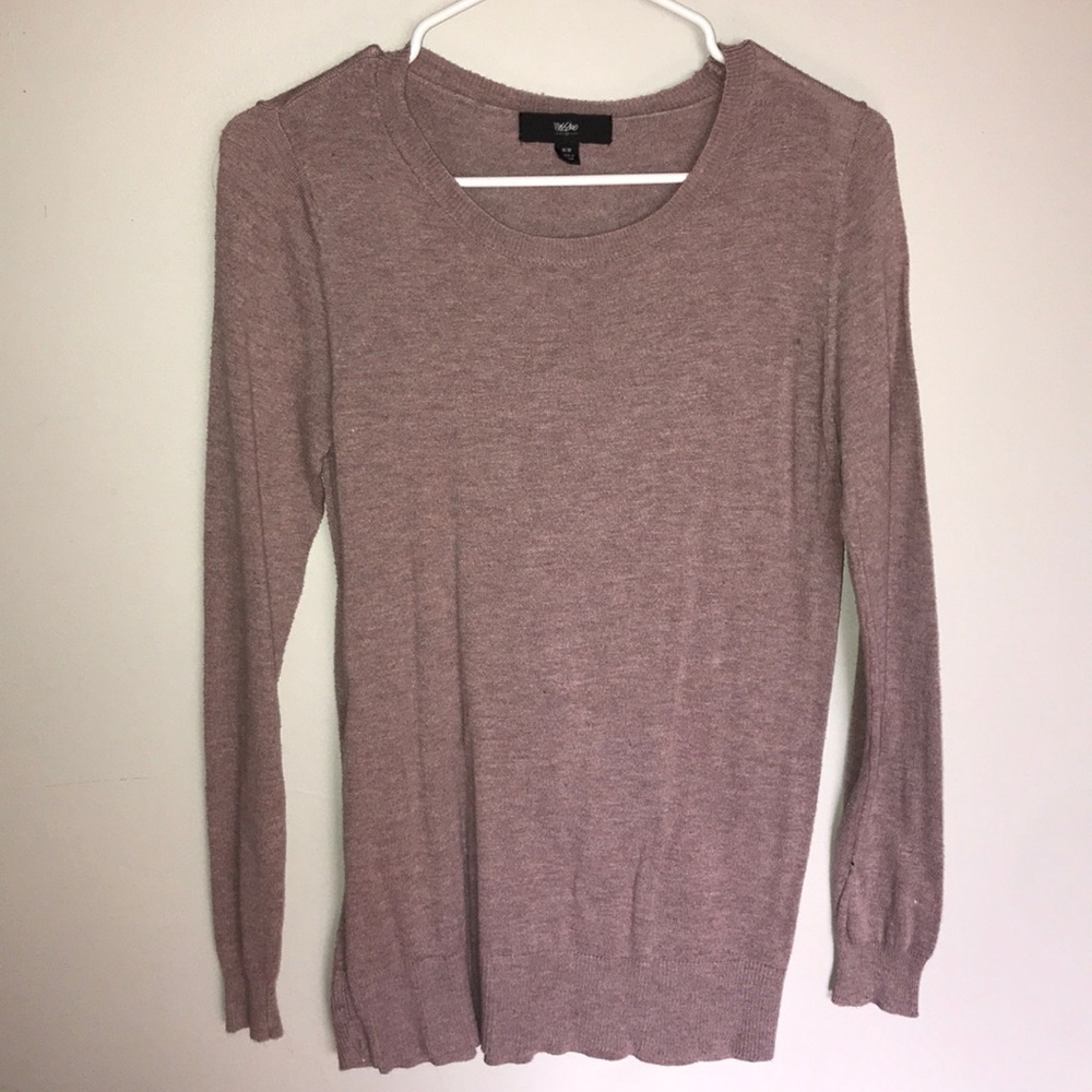 Purple long sleeve shirt